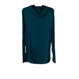 New York & Company Long Sleeve Women's Size Large Teal